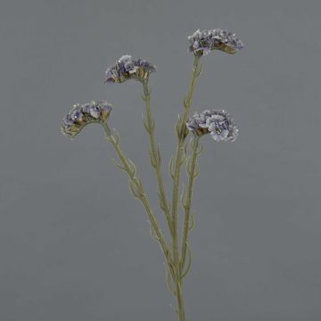 Limonium artificiel AKINDO, bleu-gris, 65cm