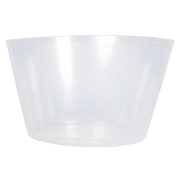 Pot d'insertion KIPA pour paniers à plantes, en plastique, étanche, transparent, 15 cm, Ø 25 cm