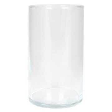 Vase à fleurs cylindrique SANYA OCEAN en verre, transparent, 20cm, Ø11,6cm Vase à fleurs cylindrique SANYA OCEAN en verre, transparent, 20cm, Ø11,6cm