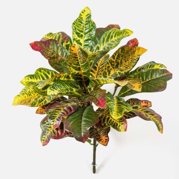 Faux croton TAAVI sur piquet, multicolore, 55cm