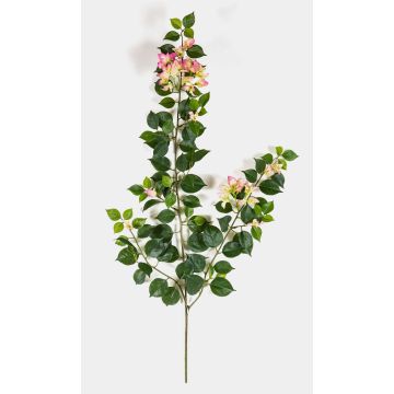 Branche de bougainvillier artificielle AVIOR, crème-rose, 80cm