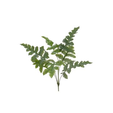 Fougère dorée décorative EYMEN sur piquet, vert, 65cm