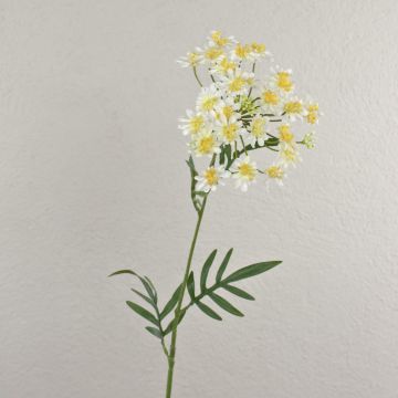 Fleur d'aneth artificielle AMLA, crème-jaune, 70cm
