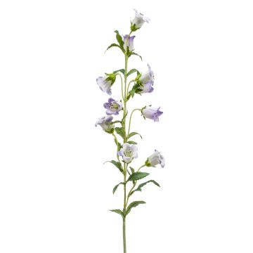 Campanule artificielle DAIKI, violet-blanc, 90cm