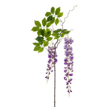 Branche artificielle de glycine NISSRINE avec fleurs, lilas, 145cm Branche artificielle de glycine NISSRINE avec fleurs, lilas, 145cm