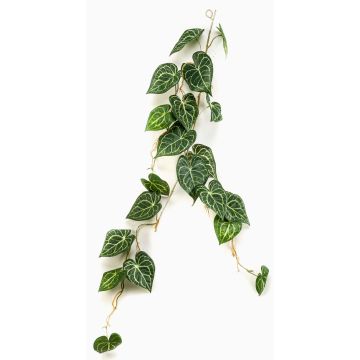 Guirlande d'Anthurium artificiel GILES, vert, 110cm