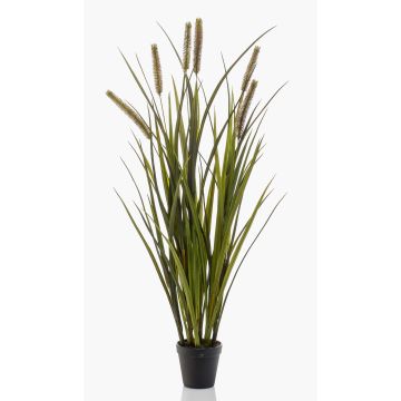 Roseau artificiel ZWENA avec panicules, vert-jaune, 85cm
