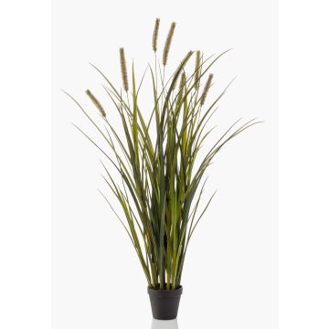Roseau artificiel ZWENA avec panicules, vert-jaune, 100cm