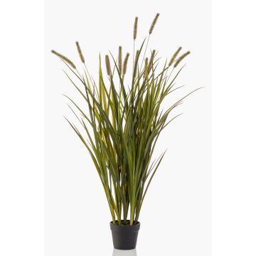 Roseau artificiel ZWENA avec panicules, vert-jaune, 120cm