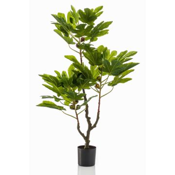Figuier artificiel TAPIWA avec fruits, tronc artificiel, vert, 95cm