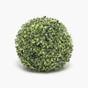 Boule de buis artificiel TOM, grille plastique, crossdoor, Ø27cm