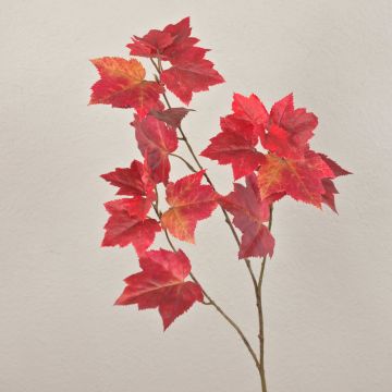 Branche d'érable artificielle PORTREE, rouge, 90cm