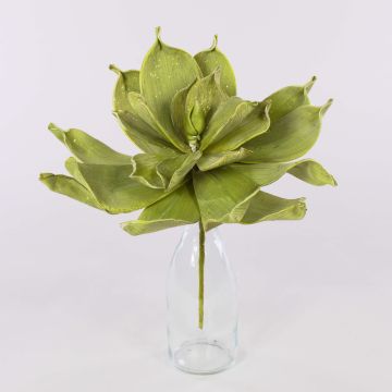 Plante artificielle Aloe Vera LIERA avec paillettes, vert olive, 30cm