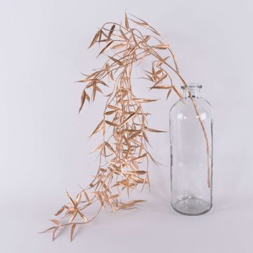 Branche artificielle de saule pleureur DIMMI, paillettes, or, 100cm