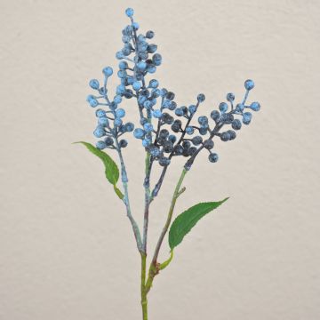 Branche artificielle baies de sureau TEITH avec fruits, noir, 40cm