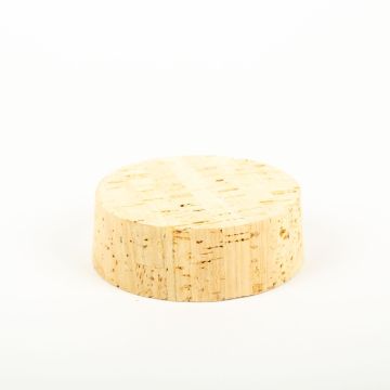 Couvercle ALMEDA en liège naturel, clair, 3cm, Ø8,5/9cm