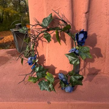 Midnight Bloom Couronne pour les alliances – Demande de Julie Fleur Midnight Bloom Couronne pour les alliances – Demande de Julie Fleur