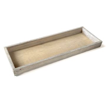 Plateau rectangulaire en bois MARTAL, naturel-légèrement blanchi à la chaux, 60x20x4cm Plateau rectangulaire en bois MARTAL, naturel-légèrement blanchi à la chaux, 60x20x4cm