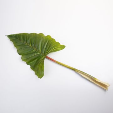 Feuille artificielle de Caladium LIANG, vert, 105cm
