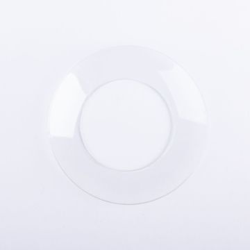 Bob&egrave;che en verre TURIBIO pour bougies jusqu'&agrave; &Oslash;4cm, transparent, &Oslash;6,8cm