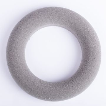 ®mosy Couronne de mousse florale RUJA pour fleurs artificielles, gris, Ø20cm