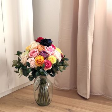 Rainbow of 34 Roses - Souhait client de András Rainbow of 34 Roses - Souhait client de András