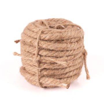 Cordon de jute KALF, naturel, 9m, Ø1cm