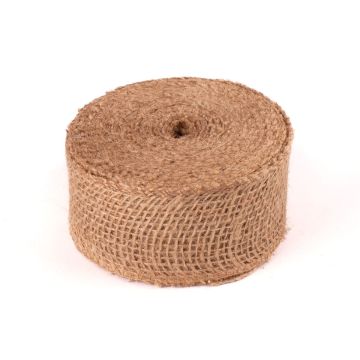 Bande en toile de jute KALF, naturel, 20m, 5cm