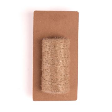 Cordon de jute KALF, naturel, 100m, Ø2mm Cordon de jute KALF, naturel, 100m, Ø2mm