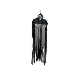 Décoration Halloween Fantôme à Suspendre - 90x52 Cm, Gris, Plastique Et Polaire - Pour Intérieur Et Extérieur, Effet Flottant - 10