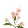 Branche artificielle Chardon boule GESKENDA, rose-jaune, 60cm