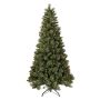 Sapin artificiel TORRANCE SPEED, cônes, vert, pointes dorées, LEDs, 225cm, Ø120cm