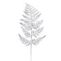 Feuille décorative de fougère de Boston EDISU, blanc-gris, 40cm