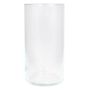 Vase à fleurs cylindrique SANYA OCEAN en verre, transparent, 25cm, Ø12,5cm