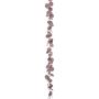 Guirlande artificielle d'eucalyptus PIVLOR, rouge bourgogne, 180cm
