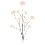 Branche décorative Boule de neige GRIGO, rose pâle, 125cm