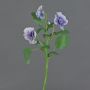 Branche décorative Pensée SIANIE, lilas-bleu-blanc, 35cm, Ø4-6cm
