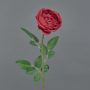 Rose en tissu THYRI, rouge, 65cm