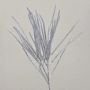 Branche de cèdre artificiel THEOBALD, paillettes, argent, 60cm