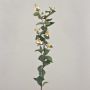 Branche de symphorine artificielle NERINA, baies, apricot-crème, 95cm