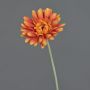 Gerbera en soie VIRGINIA, orange, 55cm, Ø11cm