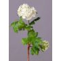 Fleur de boule de neige artificielle JOTTI, blanc, 40cm, Ø2-8cm