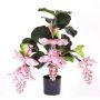 Médinilla artificiel LAILANI, rose, 80cm, Ø20cm
