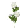 Branche artificielle Boule de neige SNAVEN, crème, 60cm