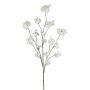 Branche artificielle Cerisier du Japon VORLUN avec des fleurs, blanc, 130cm