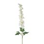 Fleur artificielle Delphinium DREANY, blanc, 90cm