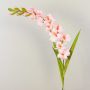 Fleur en plastique Glaïeul THEOPHORA, rose-crème, 110cm
