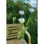 Branche fleurie artificielle Pavot OXANDRINE, crème-blanc, 60cm