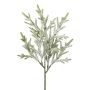 Branche décorative Sapin FILTRES, enneigé, blanc, 40cm