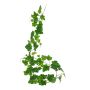 Fausse guirlande de vigne LAHELA, collection écologique, vert, 160cm